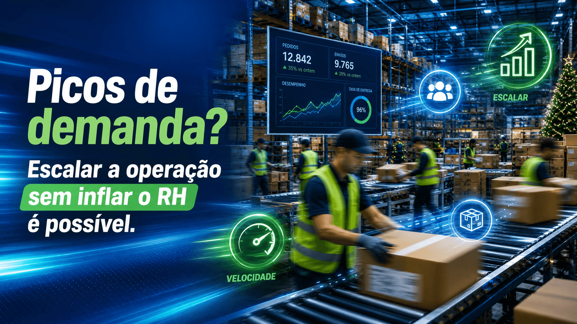 Escalar a operação em datas comemorativas sem inflar o RH: O guia definitivo